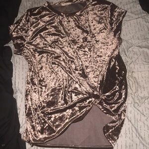 Velvet top